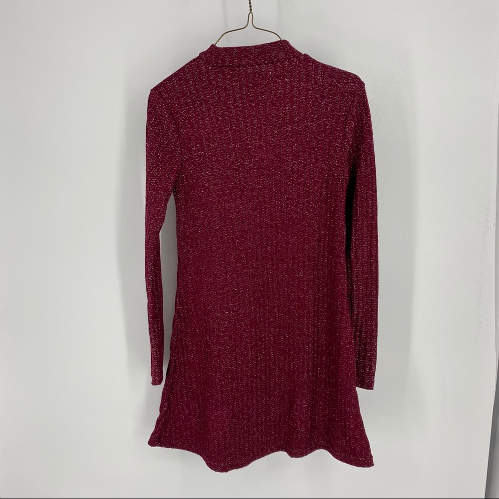 Urban Outfitters Ribbed Metallic Mock Neck Dress - Picture 5 of 6